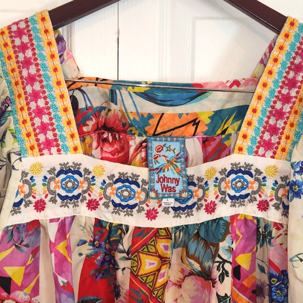 Johnny Was silk xLarge